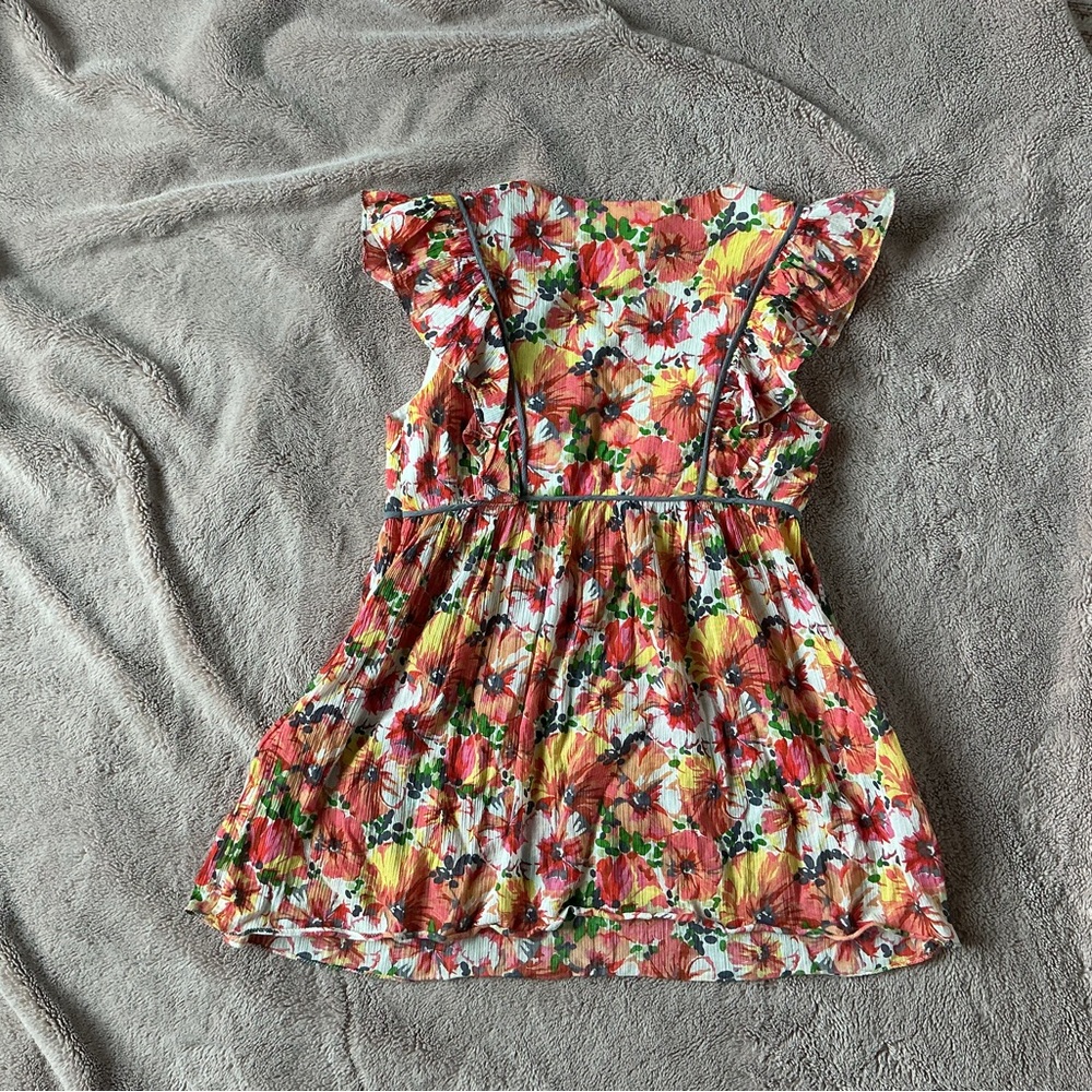 Floral Ruffle Blouse - Multicolor - Picture 5 of 6